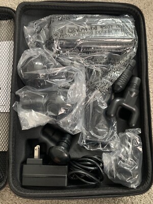 FC-A2 Massage Gun Percussion Black Body Massager Electric Therapy Lcd Gun 