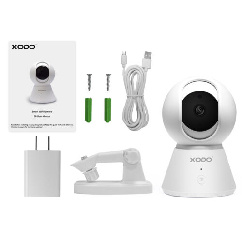 Cámara doméstica infrarroja inalámbrica XODO E6 WiFi Best Smart Home Security 1080p - Imagen 10 de 10