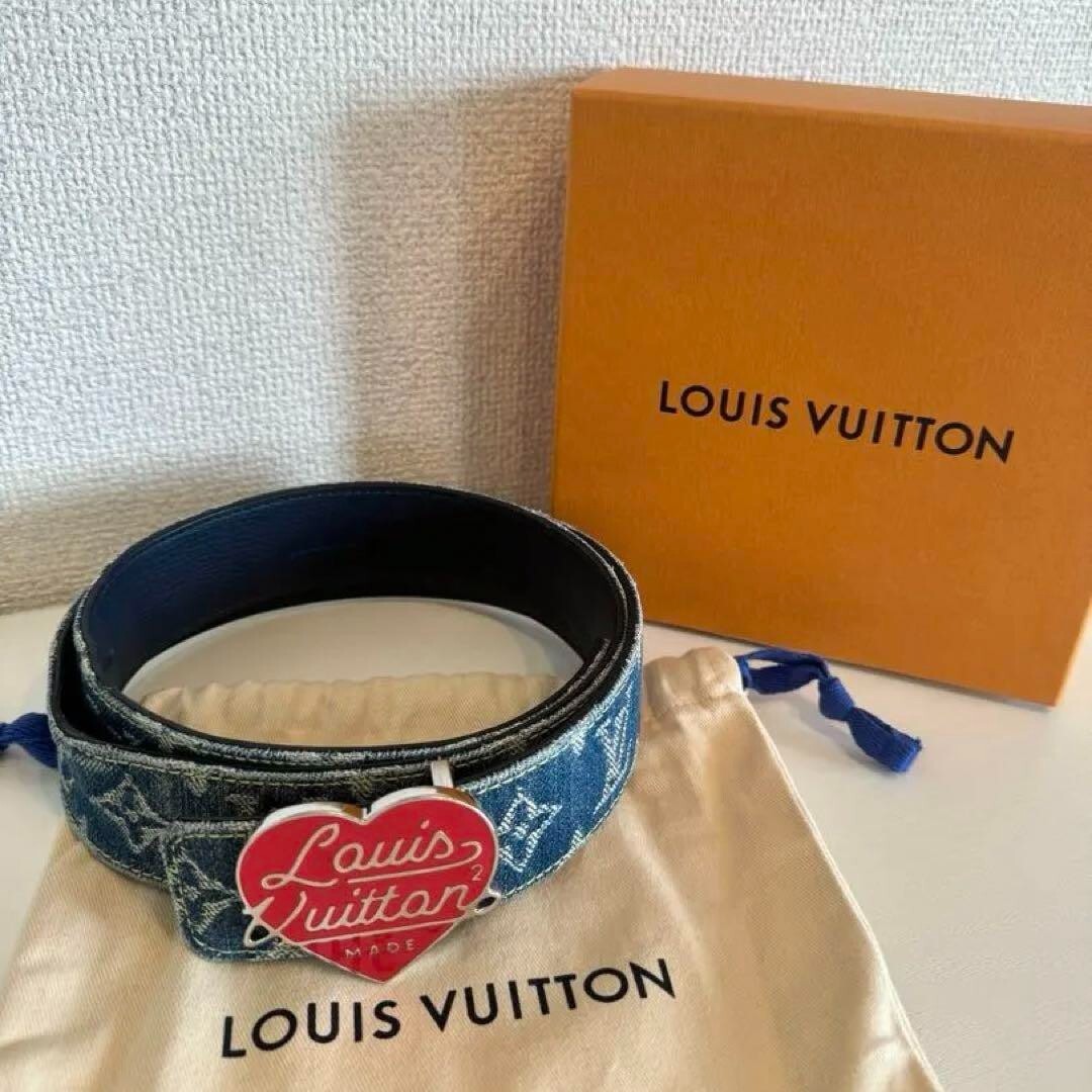 8 LOUIS VUITTON NIGO LVハートリバーシブルベルト LOUIS VUITTON NIGO