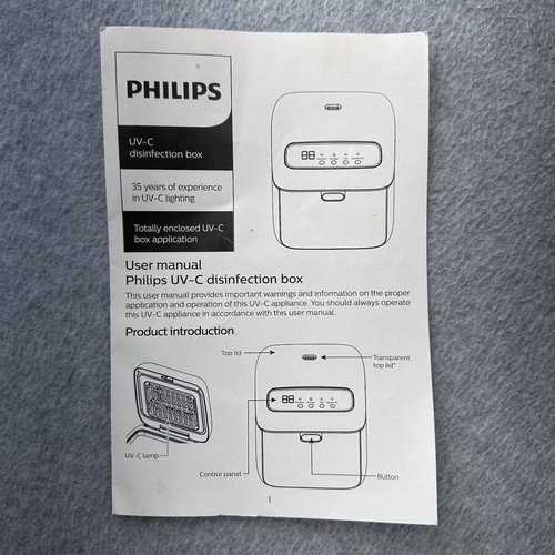 Philips Hue UV Light Sanitizer Box Disinfect Everyday Items Baby Products CPAP - Picture 9 of 17