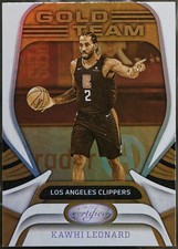 2020-21 Panini Certified Gold Team Basketball Kawhi Leonard #8 NM