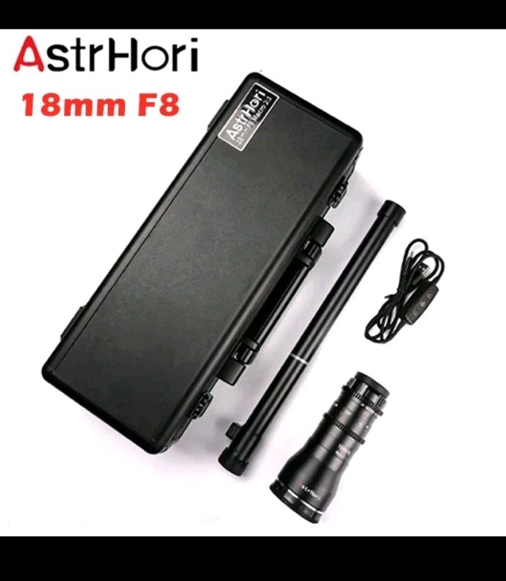 Astrhori 18mm F8 APS-C x-e1,xs10,xh2d 2X  2:1 Magnification Lens Fuji E-mount p5
