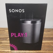 New Sonos PLAY:1 Wi-Fi Smart Home Speaker - black PLAY1US1 - New Sealed