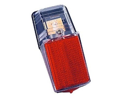 LED Batterie - Rücklicht für Schutzblechmontage 3 LED / UN4300 / incl. Batterien
