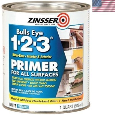 Superior Stain-Blocking 2004 Bulls Eye Primer - 6 Quart White Multi-Surface