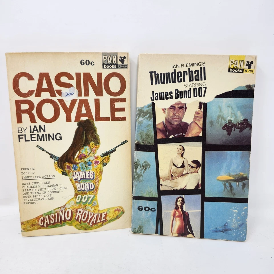 James Bond 007 Lote de 8 libros de bolsillo Ian Fleming Pan Foto 2 de 4