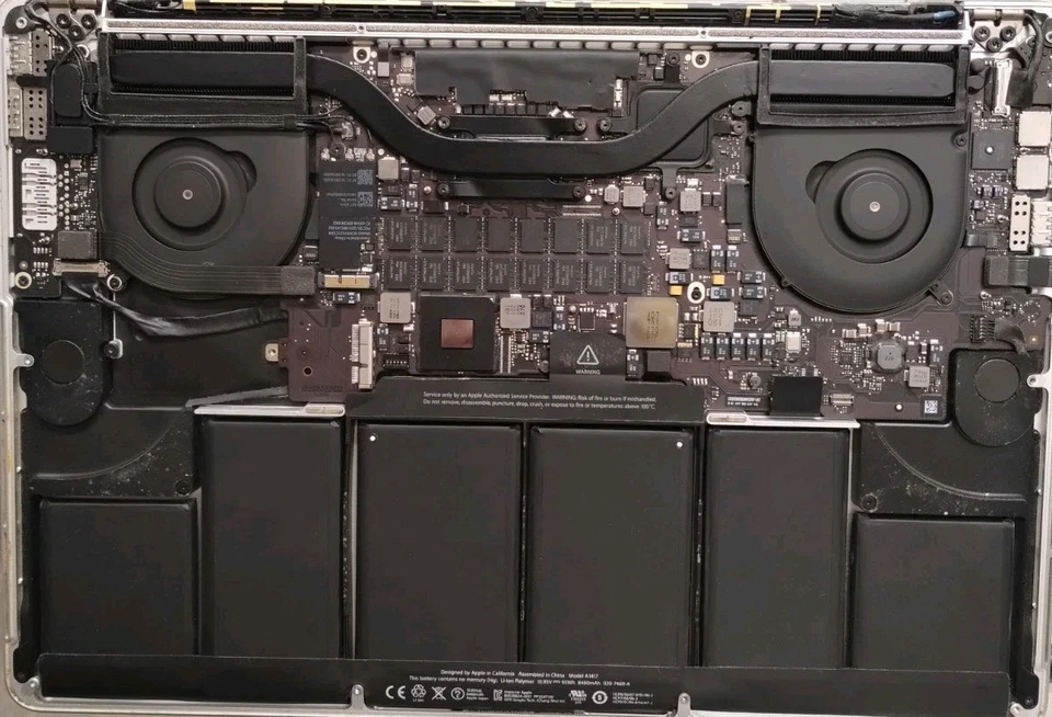 Apple MacBook Pro A1398 15" Retina 2012 i7-3615QM 8GB RAM No SSD For Parts AS IS - Image 2 of 4