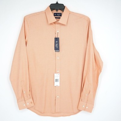 Original Penguin Men's Dress Shirt 16"-34/35" SLIM FIT Orange Stretch NWT | eBay Original Penguin Men's Dress Shirt 16"-34/35" SLIM FIT Orange Stretch NWT | eBay