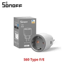 S60 EU/UK Iplug Wi-Fi Smart Socket Overload Protection Timer Smart Scene Remote 
