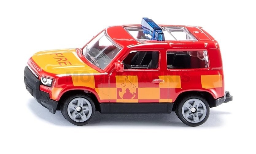 SIKU 10156800000 Land Rover Defender Fire Department