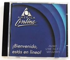 RARE America Online Collectible Latin Music CD, Vintage AOL Promo Disc!