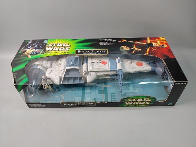 HASBRO Star Wars POTJ B-WING FIGHTER Includes Pilot New