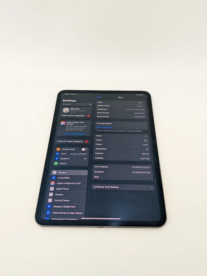 Apple iPad Pro 11" M4 256GB preto espacial MVV83LL/A - Apenas Wi-Fi - Imagem 2 de 4