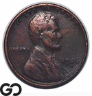 1926-D Lincoln Cent Wheat Penny, Choice AU Better Date