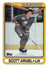 Scott Arniel Buffalo Sabres 1990 Topps #324