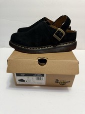 Dr. Martens Isham Desert Oasis Suede Mules Black 31734001 Men 8 Women 9New W Box