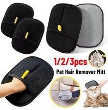 Electrostatic Pet Hair Removal Gloves,Reusable Pet Grooming Gloves Brush 1 3PCS