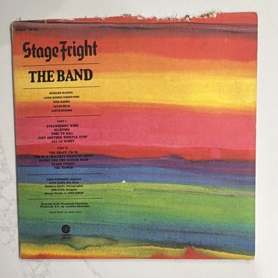 The Band Stage Fright LP Vinyl Capitol Records Rock 1970s Album