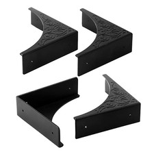 Metal Corner Protector, 4 Pcs Antique Edge Safety Guard Cabinet Furniture Corner