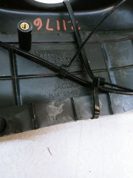 97-02 JAGUAR XJR VOLANTE SUPERIOR EMBELLECEDOR BISEL NEGRO FABRICANTE DE EQUIPOS ORIGINALES USADO HJA9340CA Foto 2 de 4