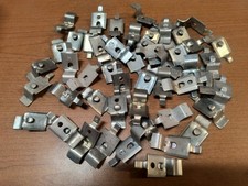 Lot of 50 Edsal Old Style Shelving Clips Heavy Duty Steel Support Replacement
