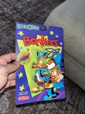 VTG Sealed Bonkers Justoys Bend-Ems Cartoon Figure Bendable Poseable 90's
