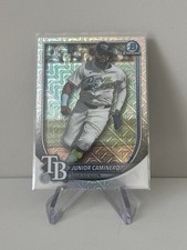 2025 Bowman Chrome - Junior Caminero #80 Mega Box Mojo Refractor