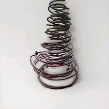 Vintage 6 Tornado Rusty Metal Spring from Mattress for Craft Repurposing Rusty