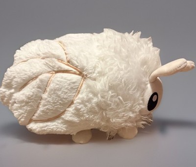 Squishable Poodle Moth 12'' Plush Rose Gold Stitching Bug Anime White Fluffy EUC