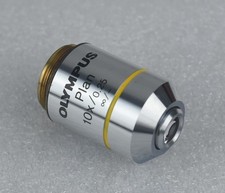 Olympus Plan 10x Microscope Objective Lens for Olympus CX BX & Macro Photography