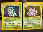 Nidoqueen Holo 12/130 & Nidoking Holo 11/130- Base Set 2 ~ Pokemon Cards Set!
