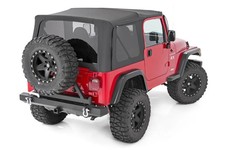 Rough Country Soft Top Replacement Black Full Doors Jeep Wrangler Tj 4wd 97-06 Rough Country Soft Top Replacement Black Full Doors Jeep Wrangler Tj 4wd 97-06