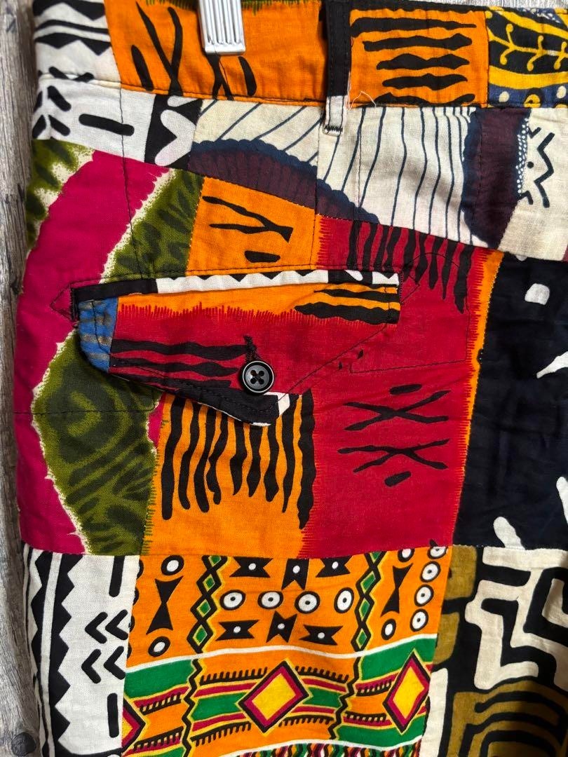 Engineered Garments African Patchwork Half-pants … - image 3