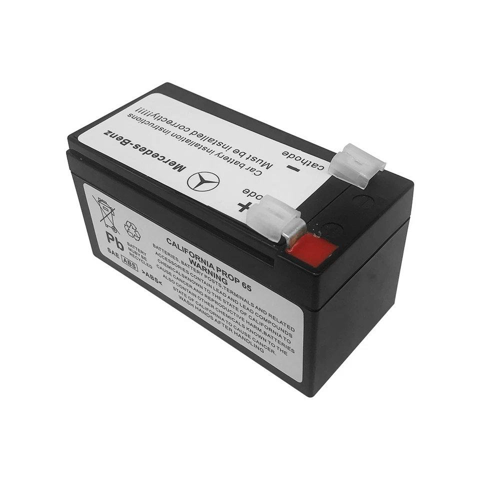 FOR Mercedes Benz W221 W212 W164 Auxiliary Aux Battery 12V 1.2Ah A000000004039 Foto 3 de 4