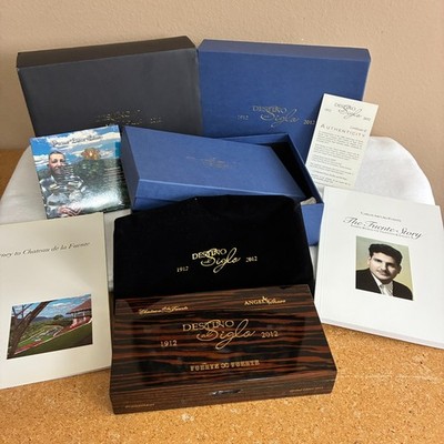 2012 Alturo Fuente Destino al Siglo 100th Anniversary Cigar Box Books CD 9''x4.5''