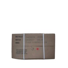 Genuine U.S Professional Meals 04/2027 B Case Insp MRE Meals Ready-to-Eat 