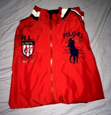 Vintage POLO RALPH LAUREN USA Stadium Shield Retro Track Jacket Size M Big Pony