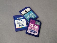 1gb & 2gb SD memory cards
