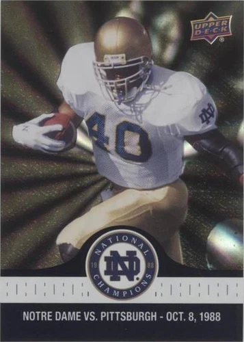 2017 Upper Deck Notre Dame 1988 Championship Tony Brooks #35