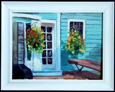 VINTAGE STILL-LIFE OIL PAINTING~RONALD SEAGER~MA/UK LISTED ARTIST-LOOK !