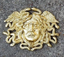 Cold Cast Roman Officer Greek Medusa Gorgon Nemesis armor helmet breastplate