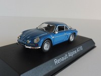 Alpine Renault A110 1973 Blau Norev 517820 1:43 Sportwagen Metall