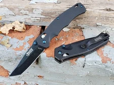 Axis Lock Pocket Knife Ball Bearing Pivot G10 Tip-Up Tanto 8CR13 EDC Blade