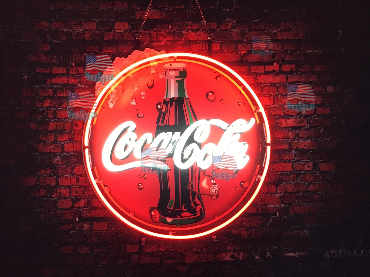 Preços baixos em Coca Cola Neon Sign Indiana de Iluminação e