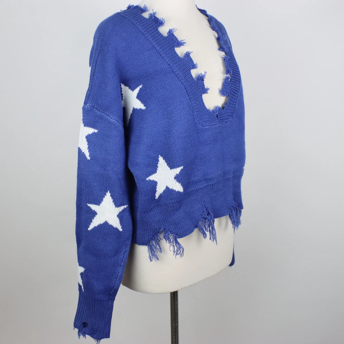 Zaful distressed best sale sweater