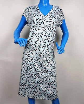 Athleta Nectar V-Neck Faux Wrap Dress Womens L 12 14 Stretch Printed  Athletic | eBay