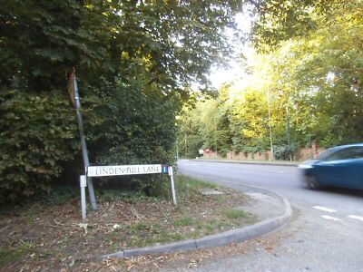 Foto 6x4 Linden Hill Lane an der Kreuzung der A4 Ofen grün \/SU8178 um 2015