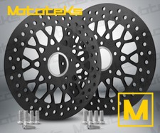 11.8 HARLEY FRONT BLACK ROTOR MESH SET WITH BOLTS FOR TOURING BAGGER MODELS
