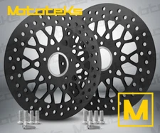 11.8 HARLEY FRONT BLACK ROTOR MESH SET WITH BOLTS FOR TOURING BAGGER MODELS