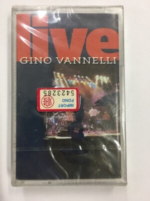 GINO VANNELLI LIVE - MC MUSIKKASSETTE NEU UND VERSIEGELT 